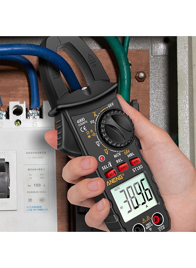 ANENG - ST180 4000 Counts Digital Clamp Meter Multimeter Clamp Multimeter Voltmeter Ammeter AC DC Voltage AC Current Meter NCV Tester Universal Meter Tester Current Clamp Tester - Image 1