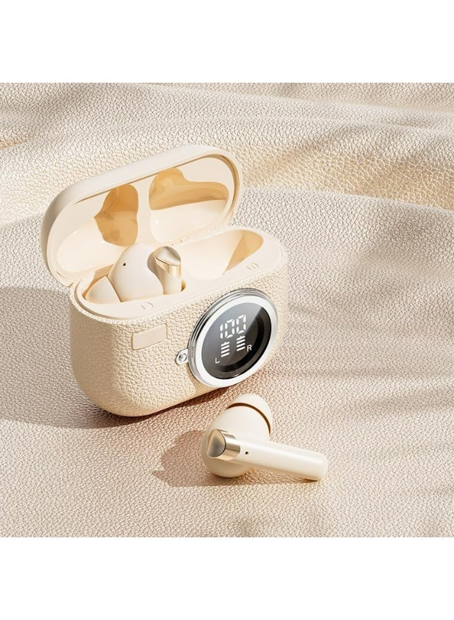 Wireless Earbuds with Bluetooth ,72Hrs Playtime Noise Reduction,LED Display Charging Case for Android iOS Cell Phone Laptop, Lightweight in-Ear Fit Earphones - Image 2