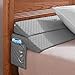 EUHAMS Twin Size Bed Wedge Pillow Bed Gap Filler Mattress Wedge Headboard Pillow Fill The Gap 07 Between Headboard and Mattress for Sleeping Backrest Pillow 39x10x6 Grey - Image 1