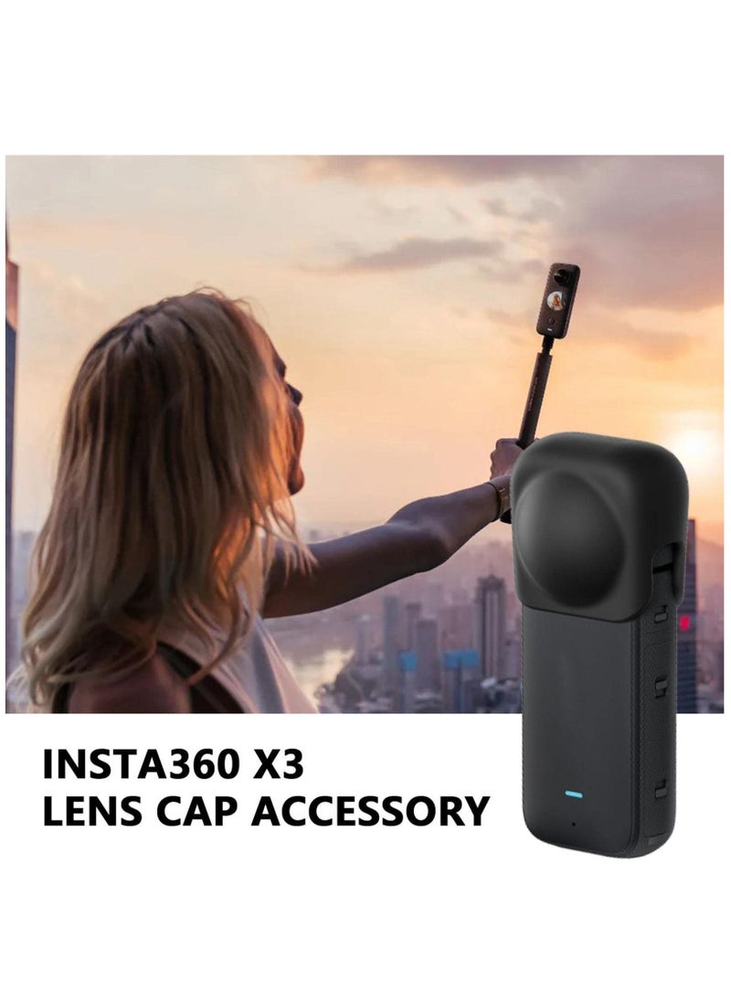 Y&D - Compatible with Insta360 X3 Lens Cap | Silicone Cover Protector Guards Replacement Dust-Proof Protective for Action Camera Accessories - Image 1