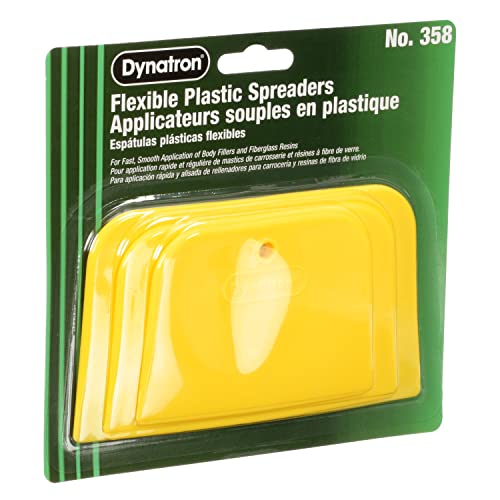 3M 3M Dynatron, 358, 1 Pack of 3 Spreaders, 4”, 5” and 6”, Used for Spreading of Fillers, Caulks, Glazes and Putties - Image 5
