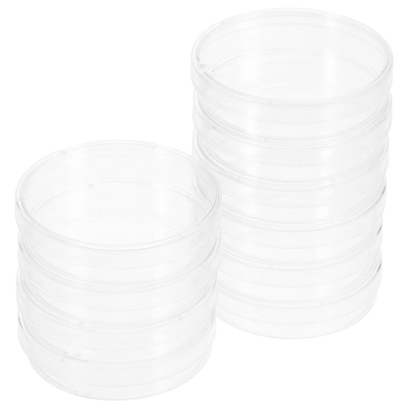 6cm Petri Dishes with Lids 10pcs Laboratory Agar Culture Plates for Cell Culture Microbiology Experiments - Image 2