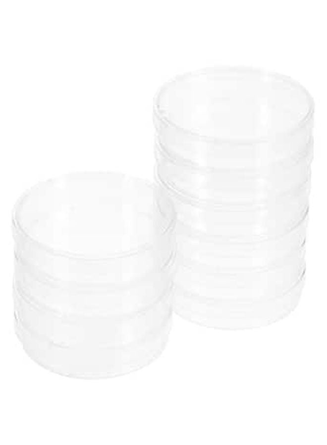6cm Petri Dishes with Lids 10pcs Laboratory Agar Culture Plates for Cell Culture Microbiology Experiments - Image 1