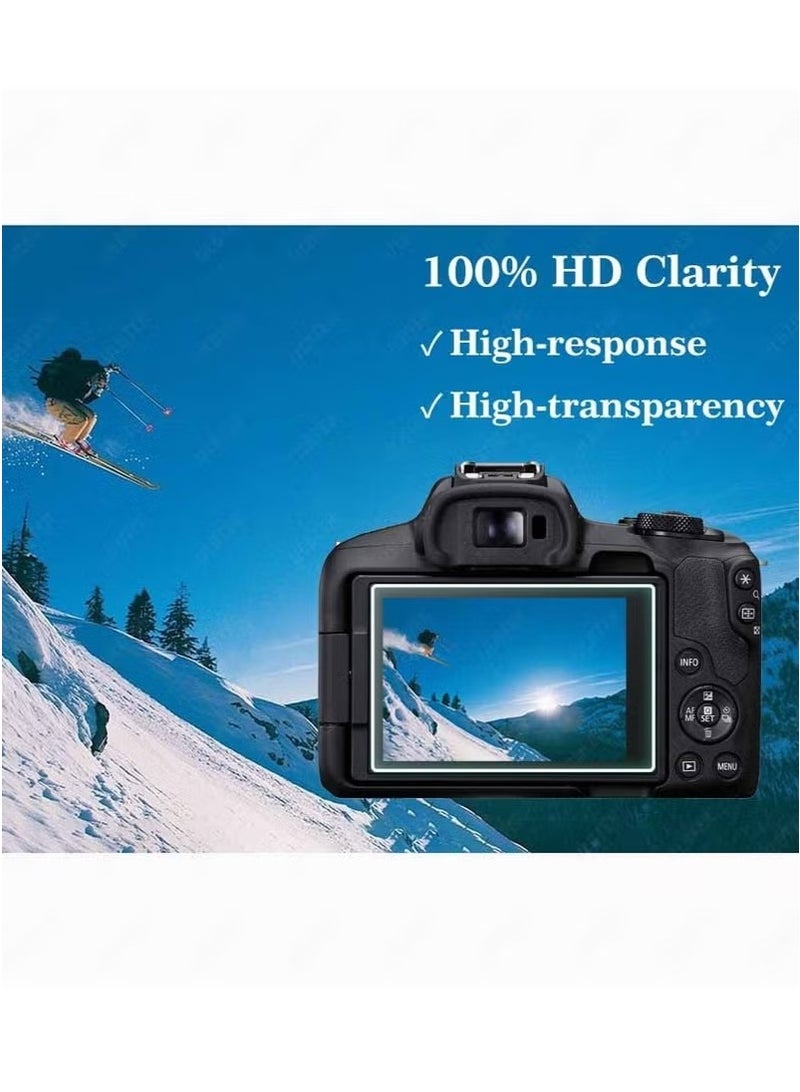 2 PACK Screen Protector for Canon EOS R7 with Cleaning Kit | 0.3mm Tempered Glass Cover, 9H Hardness, Anti-Scratch Anti-Bubble Film for Camera Screen - Image 4