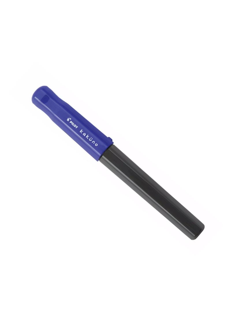 PILOT Kakuno Fountain Pen Blue Body With One Ink Cartridge Fine Tip  - Image 3