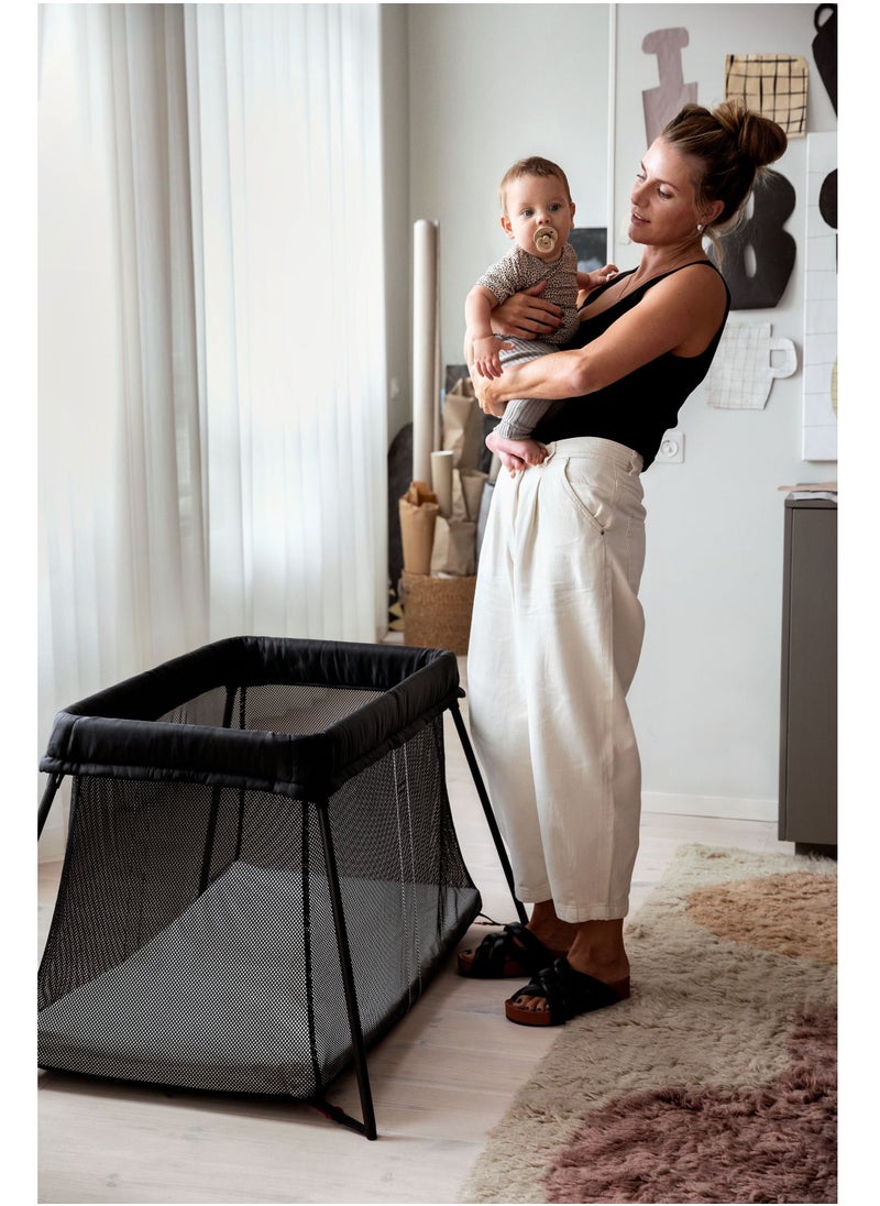 BABYBJORN - Baby Travel Cot Light Black - Image 1
