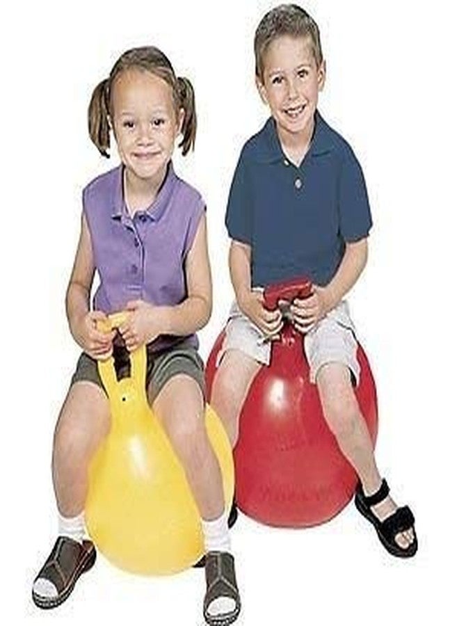 KPS Hop Ball with Pump | Kangaroo Bouncer Jumping Ball with Handle | Inflatable Bounce and Sit Rubber Hop Ball with Air Pump for Boys and Girls (Set of 1) - Image 4