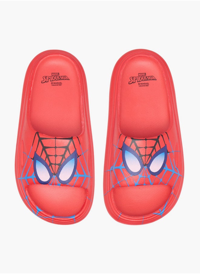 MARVEL Spider Man Print Slip-On Slides  - Image 1