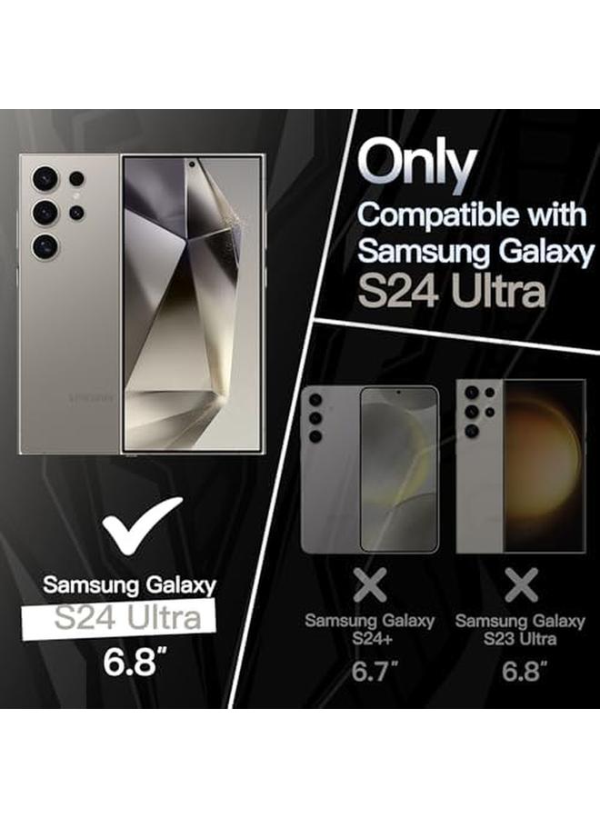 جي تيك جراب رفيع مناسب لهاتف Samsung Galaxy S24 Ultra 5G مع عدسة كاميرا حماية كاملة من مادة TPU الناعمة وغطاء حماية رفيع للهاتف بلمسة نهائية غير لامعة ومقاوم للصدمات فضي - Image 2