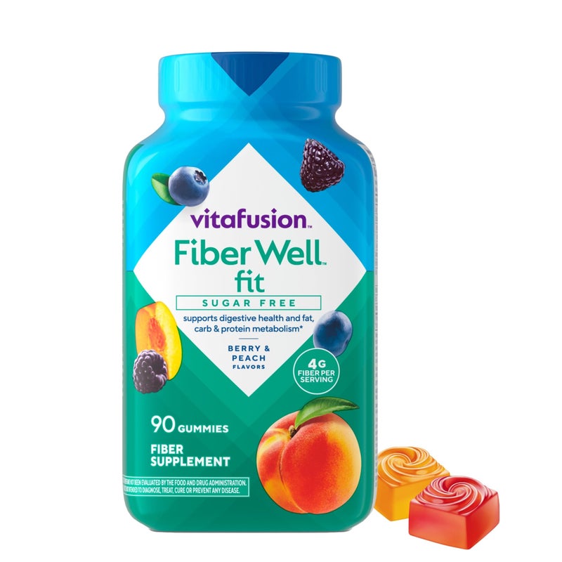 Vitafusion Fiber Well Fit Gummies Supplement 90 Count Packaging May Vary