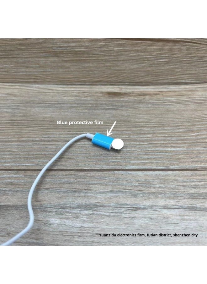 Generic - Suitable For Apple 7/12 In-ear Wired Headset IPhone13/14 Bluetooth Wire-controlled Call Headset Flat Head-Color:Composite Film With Cardboard - Image 1
