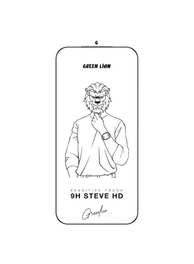 Green Lion 9H Steve HD Screen Protector for iPhone 17 Pro - Clear - Image 1