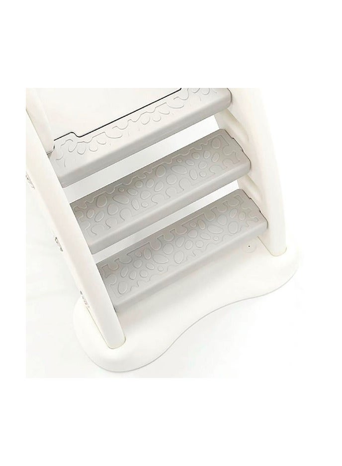 فول جوي زحليقه اطفال مع طوق كرة السلة، 2 في 1  زحليقه للأطفال الصغار والأولاد والبنات المتسلقين، ألعاب داخلية وخارجية - Image 3