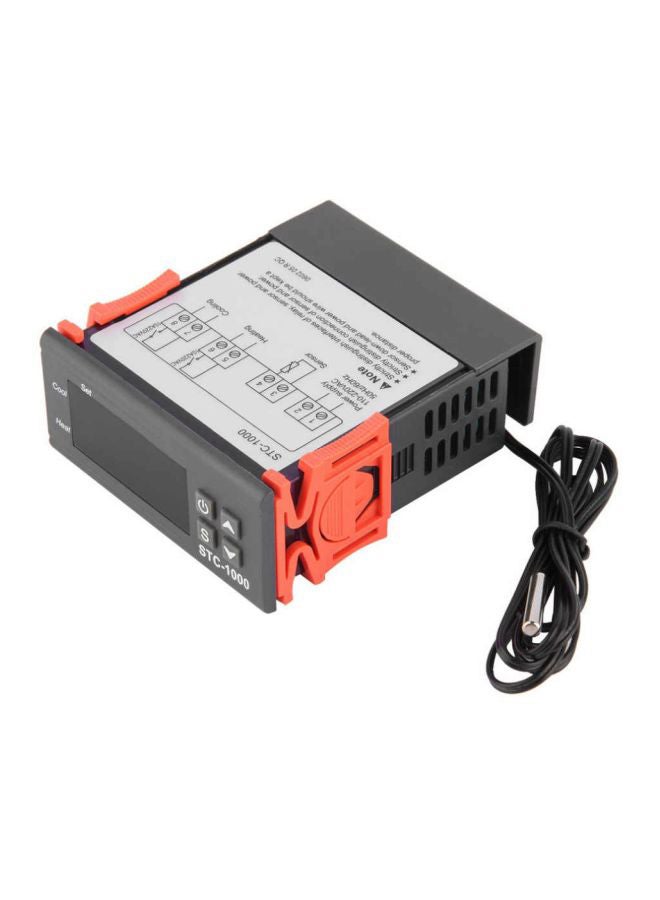 أوتاد ثيرموستات رقمي للتحكم بدرجة الحرارة رمادي / أورانج - Image 2