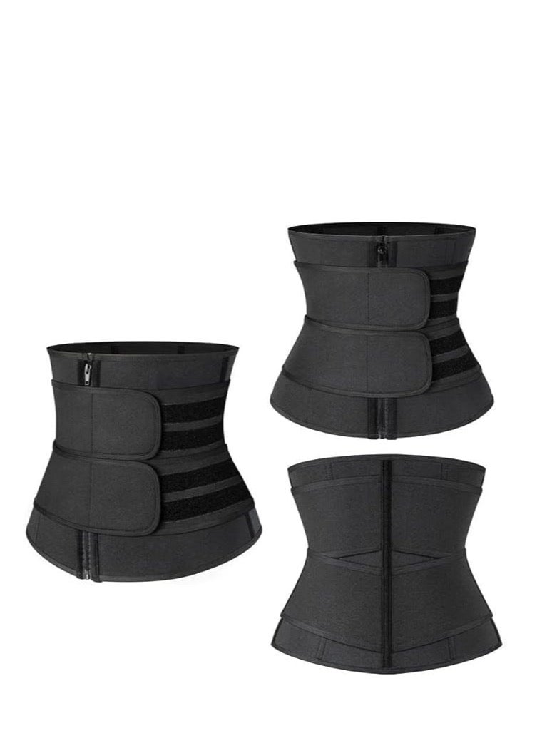 manufacturer Adjustable Waist Trainer & Slimming Belt – Tummy Wrap Compression Shaper for Women & Men, Plus Size Available Sculpt your waistline with this adjustable sauna bandage wrap. Provides firm compression, supports your core, trims belly fat, and enhances posture. Ideal for workouts or daily wear. - Image 2