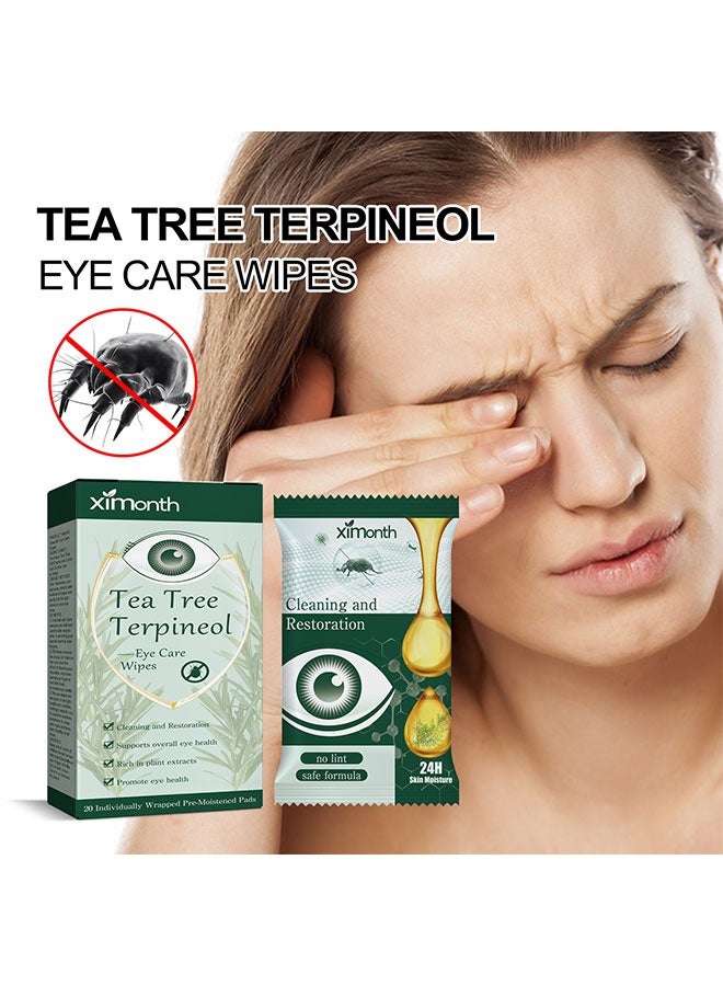 ximonth Eyelid Cleansing Wipes for Itchy and Dry Eyes , Individually Wrapped,Gentle Cleansing , Safe for Sensitive Eyes - Image 3