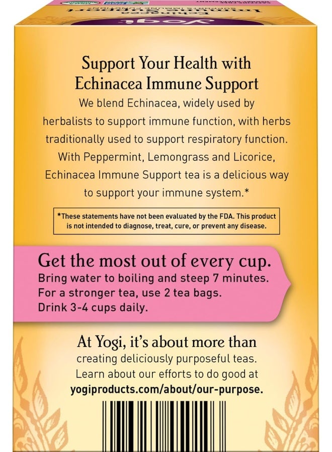 Yogi Echinacea Immune Support Tea (6 Pack) - Image 2