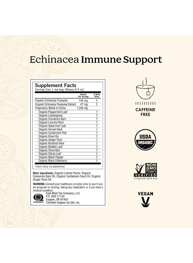Yogi Echinacea Immune Support Tea (6 Pack) - Image 3