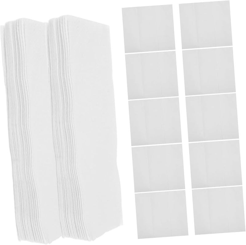 White Quick Dry Paper Towels 200 Pcs Highly Absorbent For Bathroom Wedding Reception - Image 2