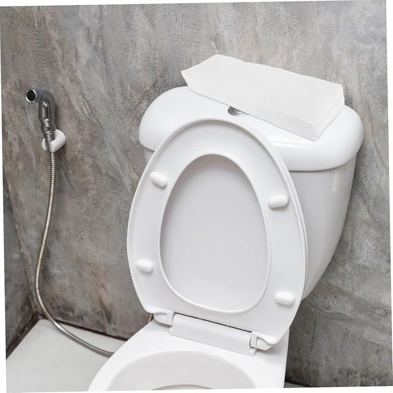 White Quick Dry Paper Towels 200 Pcs Highly Absorbent For Bathroom Wedding Reception - Image 5