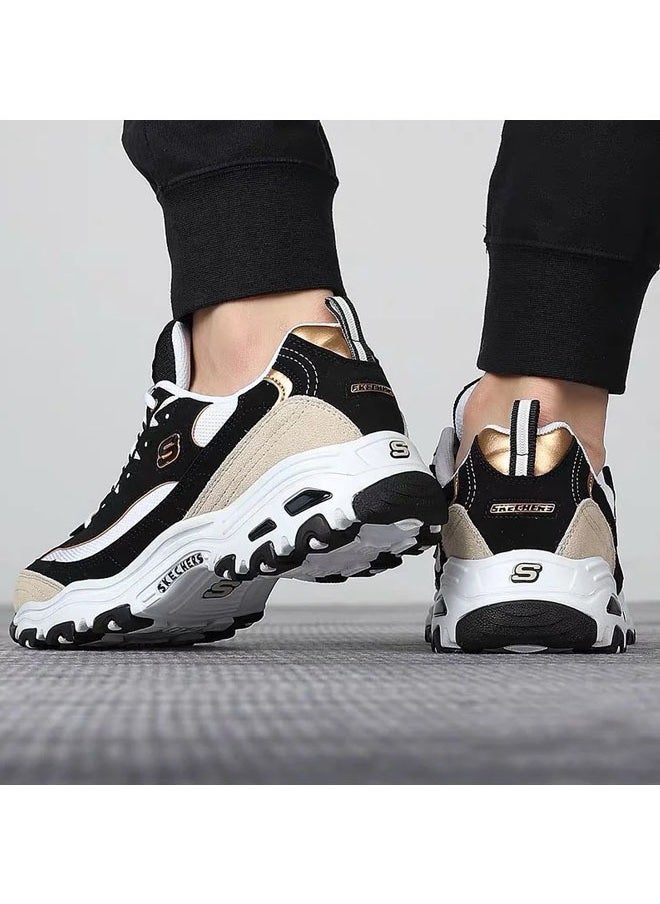 SKECHERS - Skechers new women's shoes spring and summer breathable classic thick sole heightening casual sports dad shoes - Image 1