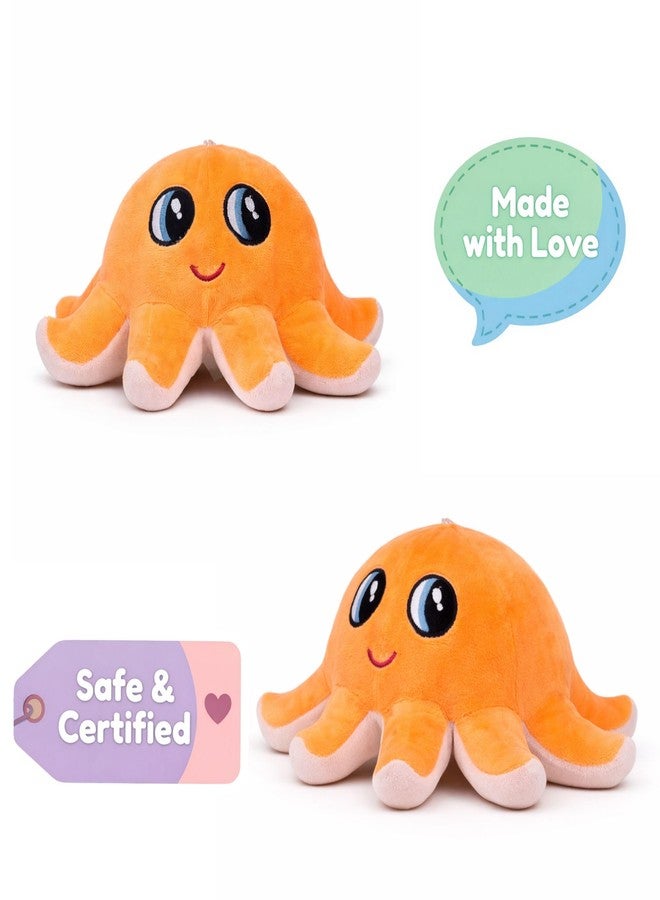 Mable Pixie Octopus Soft Toy | Cute Smiling Sea Animal Plush for Kids, Toddlers, Boys & Girls | Huggable Stuffed Animal Toy Ideal for Birthday Gifts for Girls (18cm, Orange) - Image 4