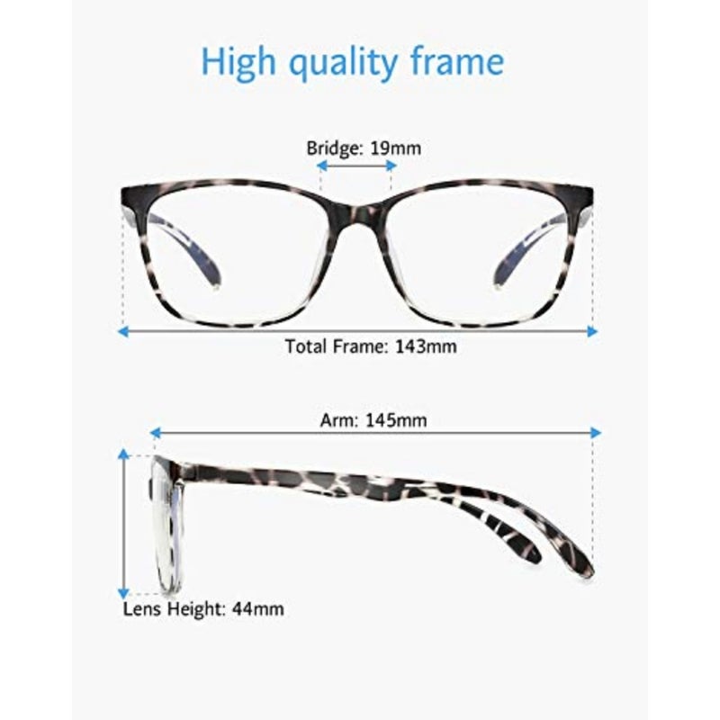 Computer gaming blue light blocking glasses, lightweight acetate frame, blue tinted lenses, anti-fatigue and glare reduction - Image 5