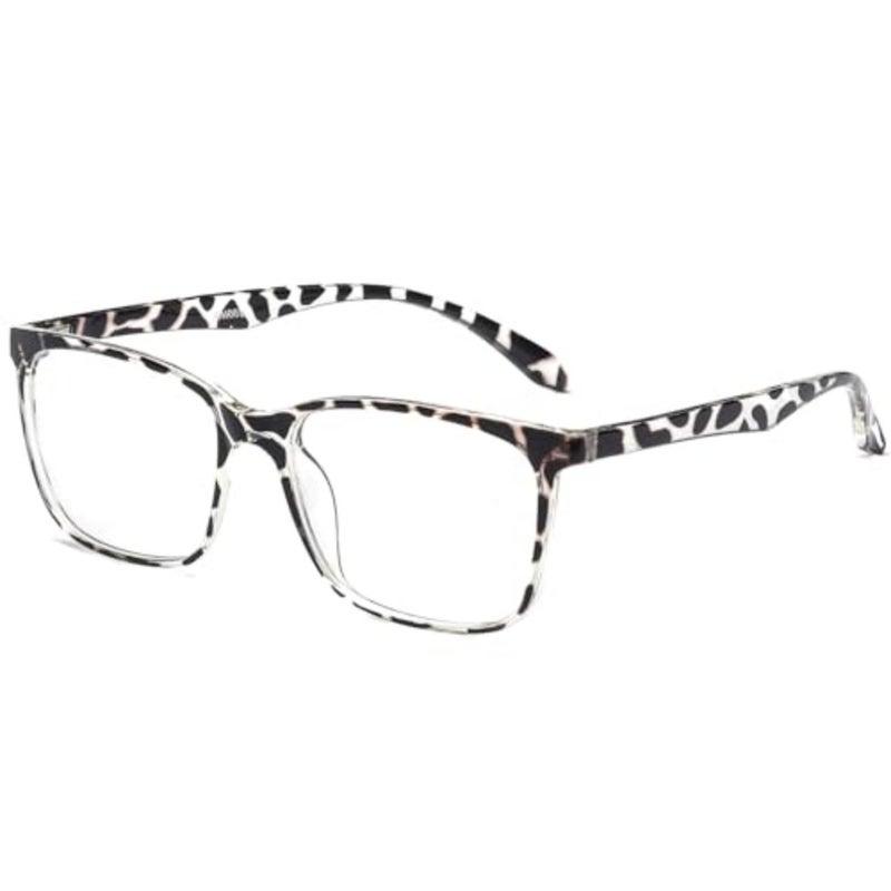Computer gaming blue light blocking glasses, lightweight acetate frame, blue tinted lenses, anti-fatigue and glare reduction - Image 1