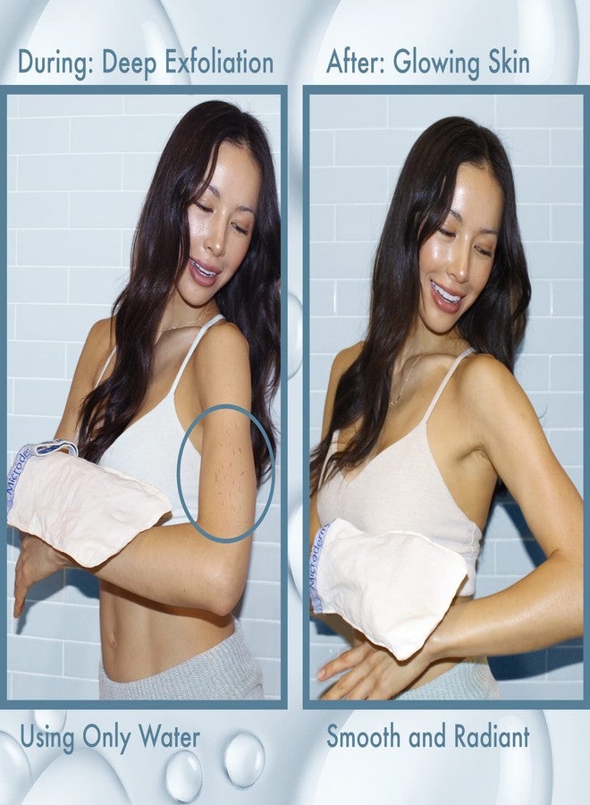 MicrodermaMitt Deep Exfoliating Mitt for Shower - Premium Dead Skin Remover & Exfoliator Body Scrubber - Turkish Kese Glove for Keratosis Pilaris - Natural Skin Care for Smooth, Radiant Results - Image 5