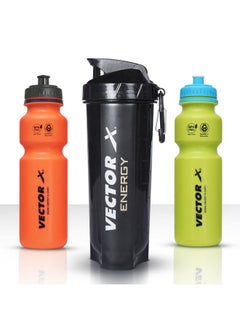 Combo Of Shaker And Sipper Protein Shaker/Sipper/Bottle For Gym And Body Builders/Gym Accessories/Shaker/Sipper 750Ml 2 Sipper And 1 Shaker(Pack Of 3) - pzsku/ZB9FDA1A09A668CDF2F8CZ/45/_/1728309460/1e48e3b8-e54a-4e56-b56d-7c31fea040b7