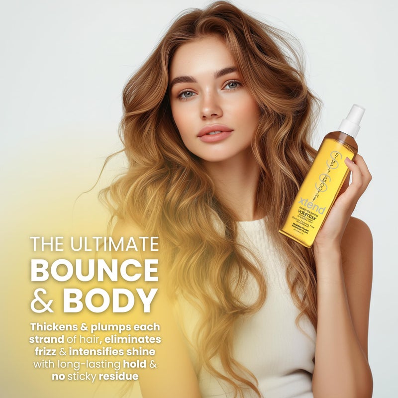 SIMPLY SMOOTH Xtend Keratin Replenishing Volumizer | Thickening Spray For Fine, Thin & Lifeless Hair | Create Body, Volume & Texture to Limp Hair | Weightless Hair Plumper | 8.5 Oz. - Image 3