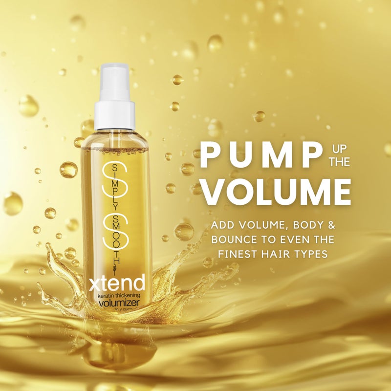 SIMPLY SMOOTH Xtend Keratin Replenishing Volumizer | Thickening Spray For Fine, Thin & Lifeless Hair | Create Body, Volume & Texture to Limp Hair | Weightless Hair Plumper | 8.5 Oz. - Image 2