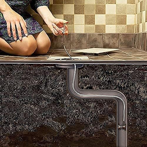 Updesh Drain Pipe Cleaning Spring Stick Hair Catching Drain Pipe Cleaning Claw Wire Sink Cleaning Stick Sewer Sink Tub Dredge Remover Spring Drain Pipe Basin Cleaner Tool pack of 1 - Image 2