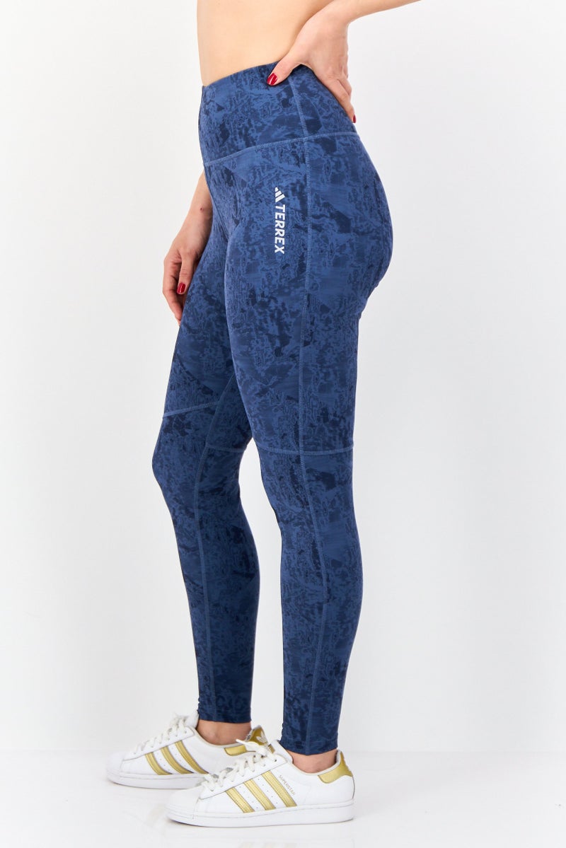 Adidas Women Sportswear Fit Training Leggings, Slate Blue - Image 2