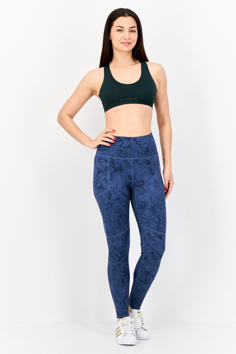 Adidas Women Sportswear Fit Training Leggings, Slate Blue - Image 4