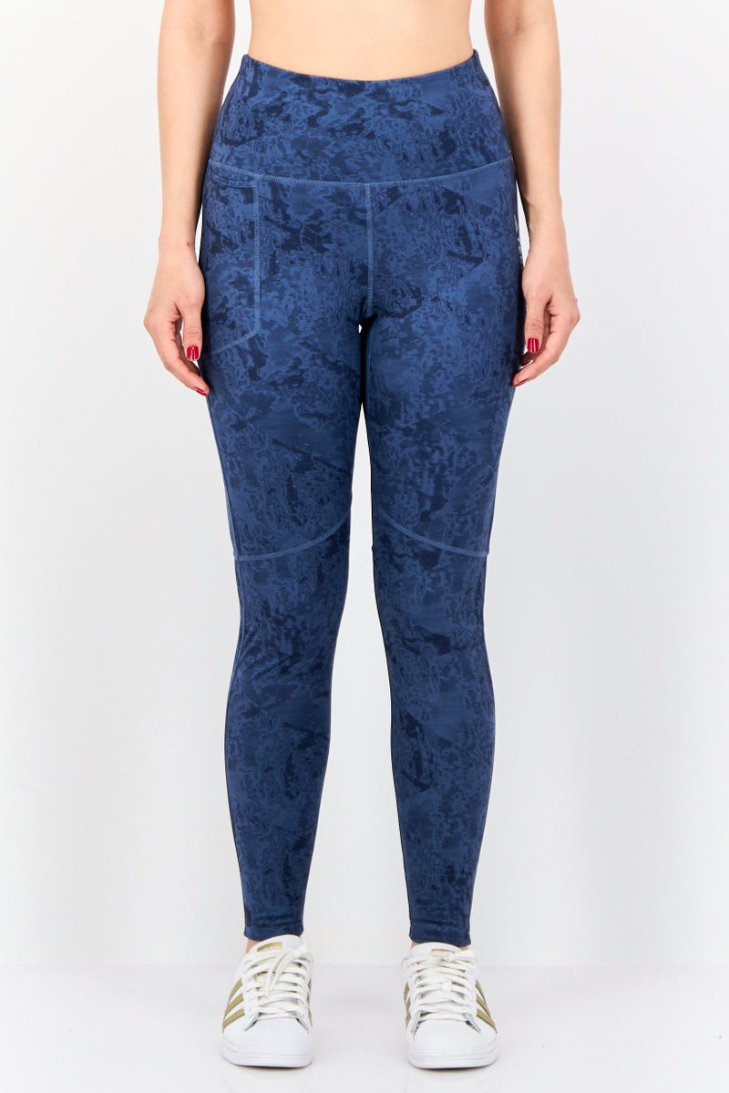 Adidas Women Sportswear Fit Training Leggings, Slate Blue - Image 1