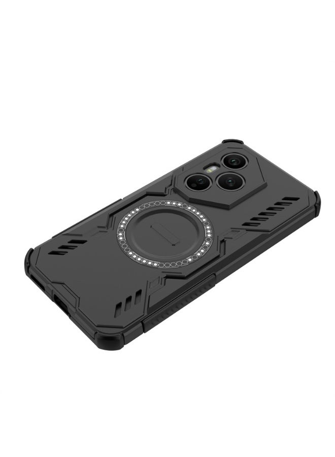 general Magnetic Design for Honor 400 Lite Case, [Wrap-around lens Protection] 2-in-1 Hard PC + Shockproof Silicone Edge, Slim Heat Dissipation Case for Honor 400 Lite with Breathable Feature - Image 2