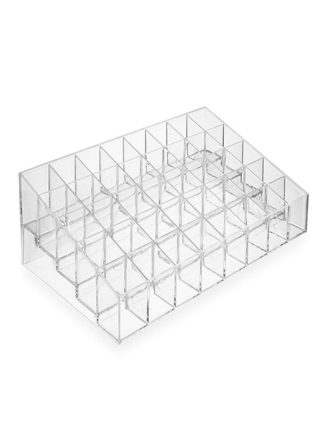 Casafield 40 Slot Acrylic Lipstick & Makeup Organizer - Cosmetic Display Case - Clear - Image 1