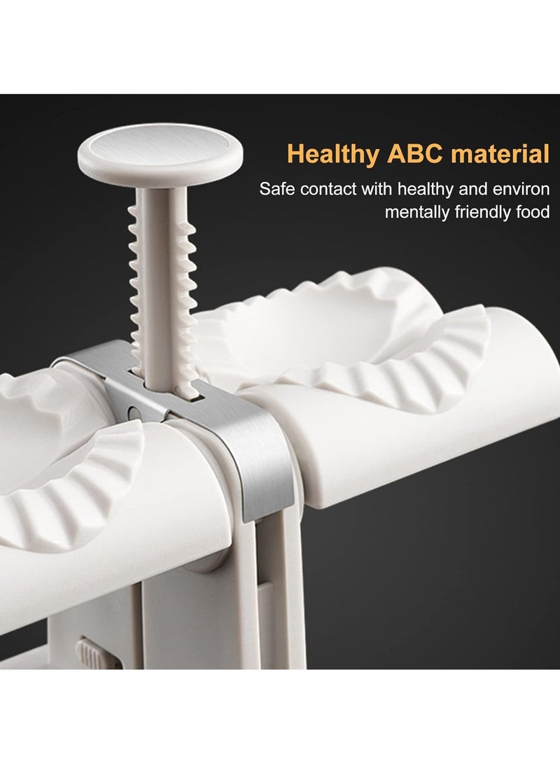 Dumpling Maker,Household Double Head Automatic Maker Mould,Ravioli Press Mold,Make Dumplings Empanadas Quickly,Stainless Steel for Home,Restaurant  - Image 3
