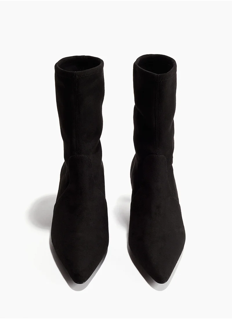 اتش اند ام Heeled Sock Boots