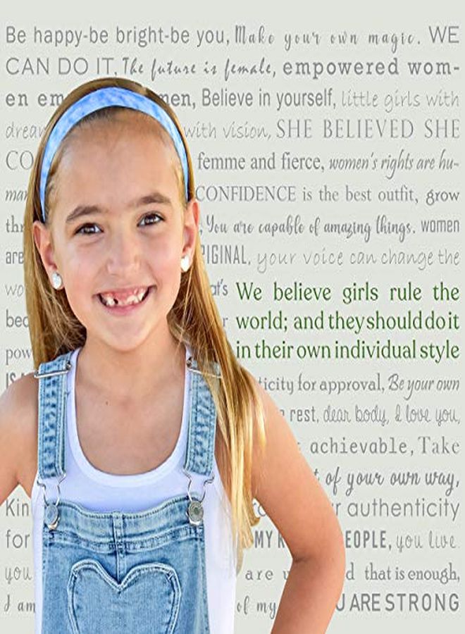 Loquat 6 Pcs Tie Dye Headbands For Girls, Elastic No Slip Adjustable Rainbow Hair Bands For Girl Teens, Stretch Head Bands For Women, Cute Non Slip Hair Accessories Party Favors For Kids - Image 5