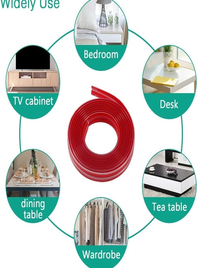 Trifecta Edge Protector for Baby Proofing, Silicone Corner Protectors Good Resilience with Pre-Taped Adhesive Edge Bumper Guards for Furniture Desk Cabinet (Transparent, Pack of 1) - Image 5