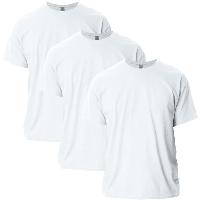 Gildan Adult Ultra Cotton T-Shirt, Style G2000, Multipack, White (3-Pack), X-Large - Image 5