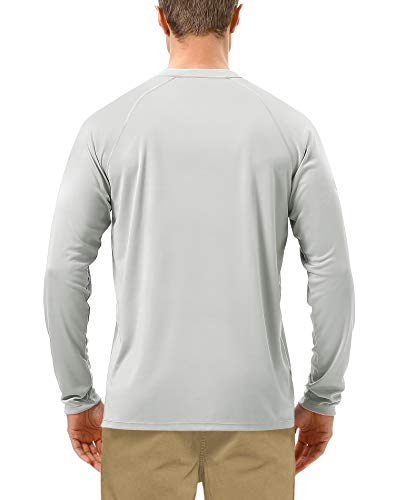 Roadbox Mens 2 Pack UV Sun Protection SPF UPF 50 Long Sleeve Quick Dry Fishing Shirts Outdoor Rash Guard for Running Hiking Swimming - Image 3