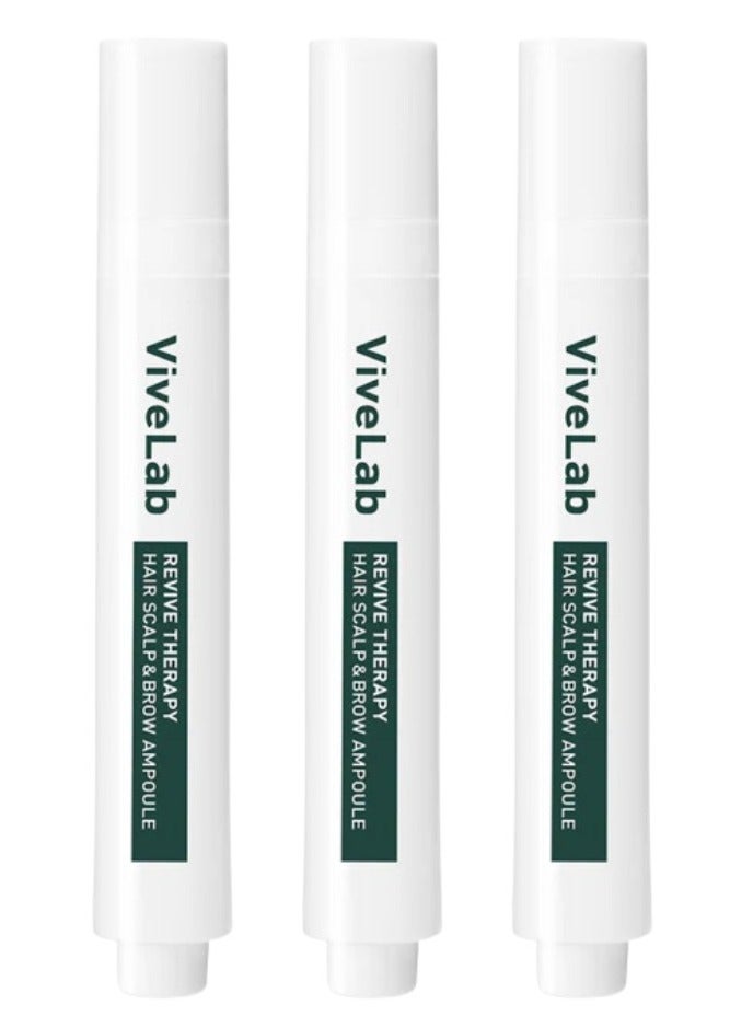 ViveLab Pack Of 3 ViveLab Revive Therapy Hair Scalp & Brow Ampoule 15*3ml - Image 1