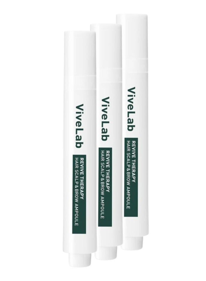 ViveLab Pack Of 3 ViveLab Revive Therapy Hair Scalp & Brow Ampoule 15*3ml - Image 2
