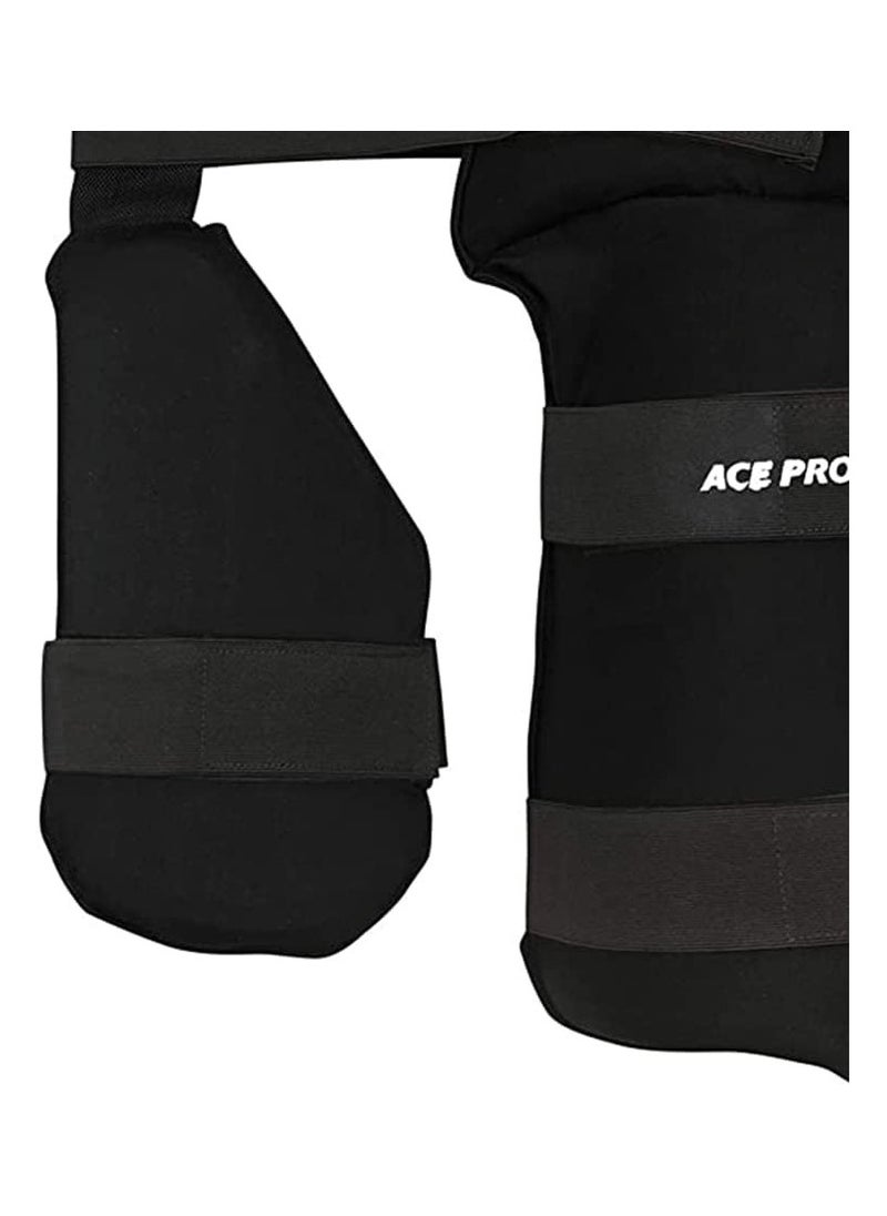 SG Combo RH Ace Protector Thigh Pads | Size: Small | Material: Synthetic | For Men & Boys | Soft absorbent | Gives extra protection | Fully adjustable | Elasticated straps  - Image 4
