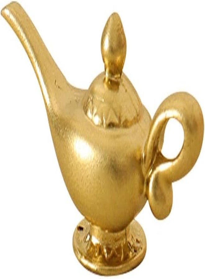 Essivox Miniature Gold Genie Lamp, 1/12 Scale Aladdin Theme Decorative Accessory for Miniature Décor Accessories - Image 1