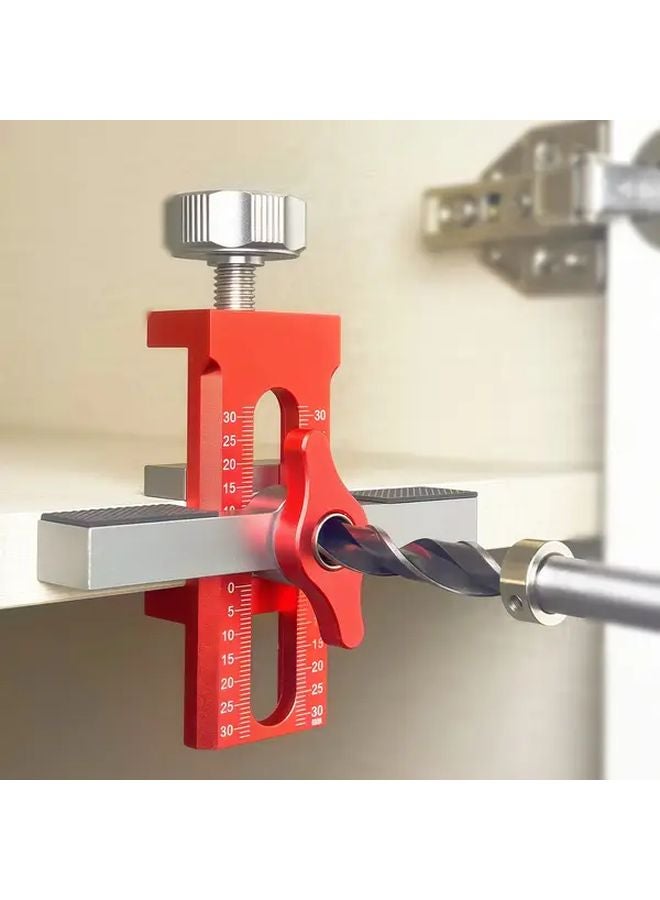 ريد جراي 2 في 1 مِشْبَك ثقيل لخزائن أبواب الخشب القابل للتعديل لنظام المحاذاة - Image 3