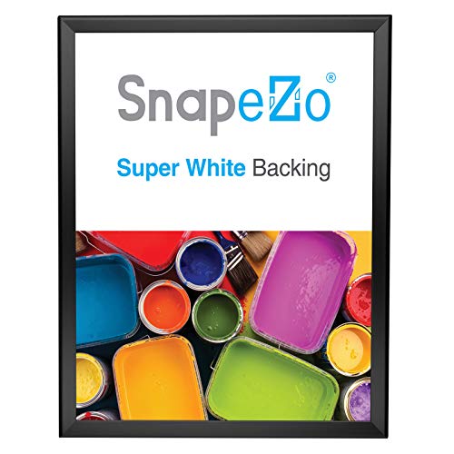 SnapeZo Photo Frame 18x24, Black, 1.25 Inch Aluminum Profile, Front-Loading Snap Frame, Wall Mounting, Professional Series - Image 2